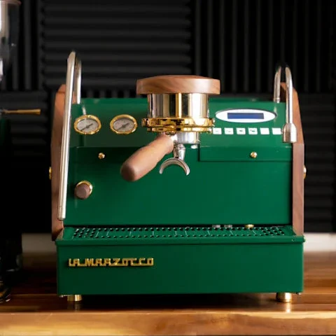 Custom La Marzocco GS3 & Mazzer Grinder Package 24 Carat Gold